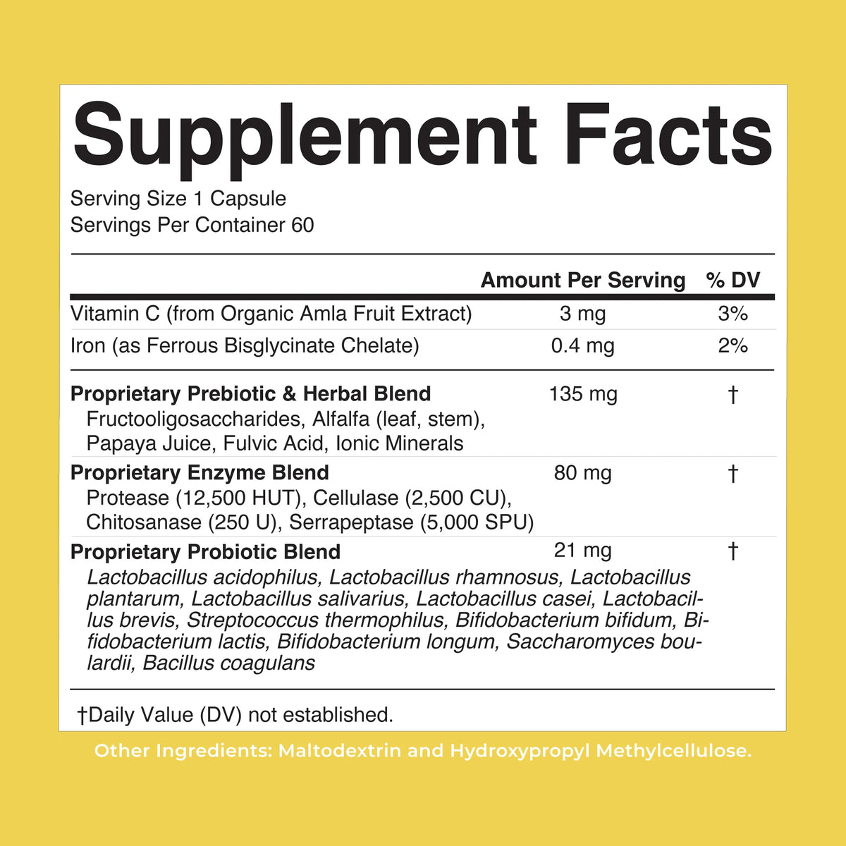 Gut Flora Health+ Enzymes