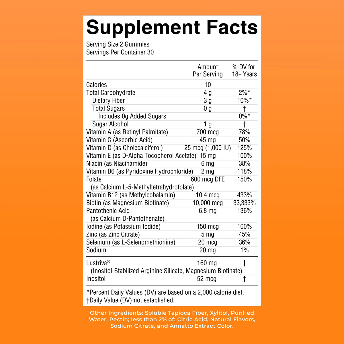Multivitamin + Hair Growth Gummies