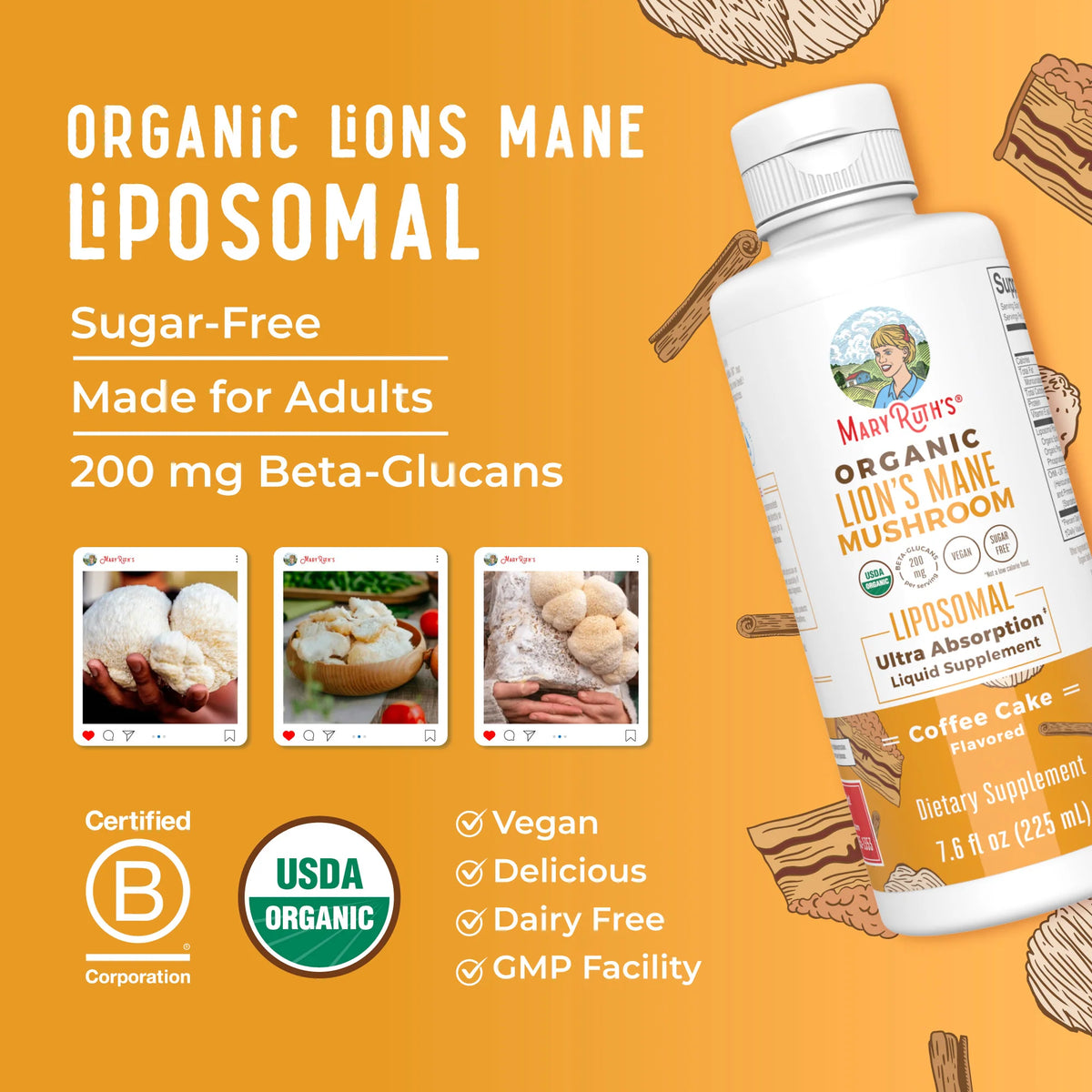 Organic Lion's Mane Liposomal