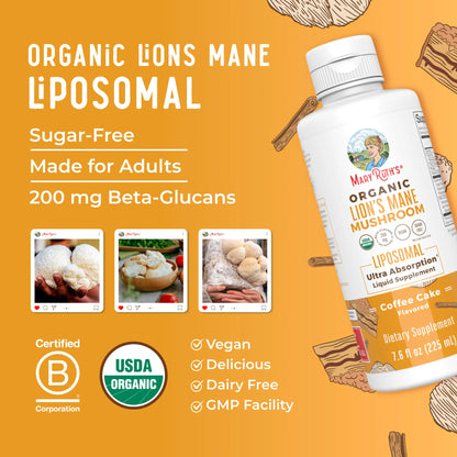 Organic Lion's Mane Liposomal