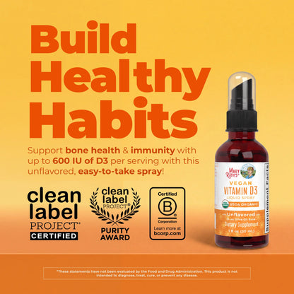 Vegan Vitamin D3 Liquid Spray