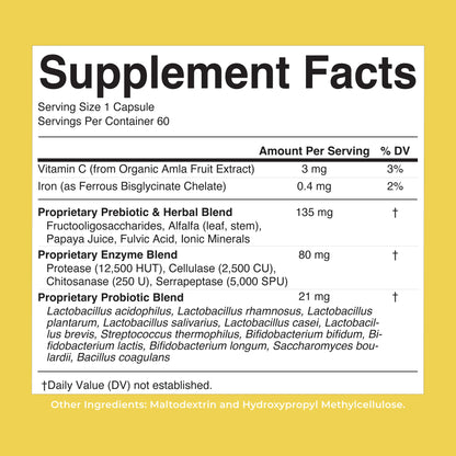 Gut Flora Health+ Enzymes