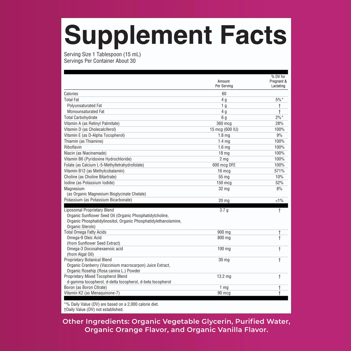 Prenatal & Postnatal Multivitamin Liposomal
