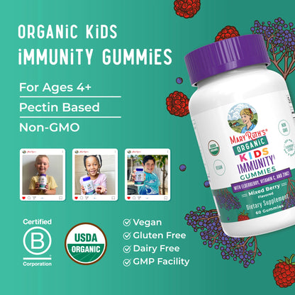Organic Kids Immunity Gummies