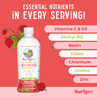 Liquid Morning Multivitamin Essentials+