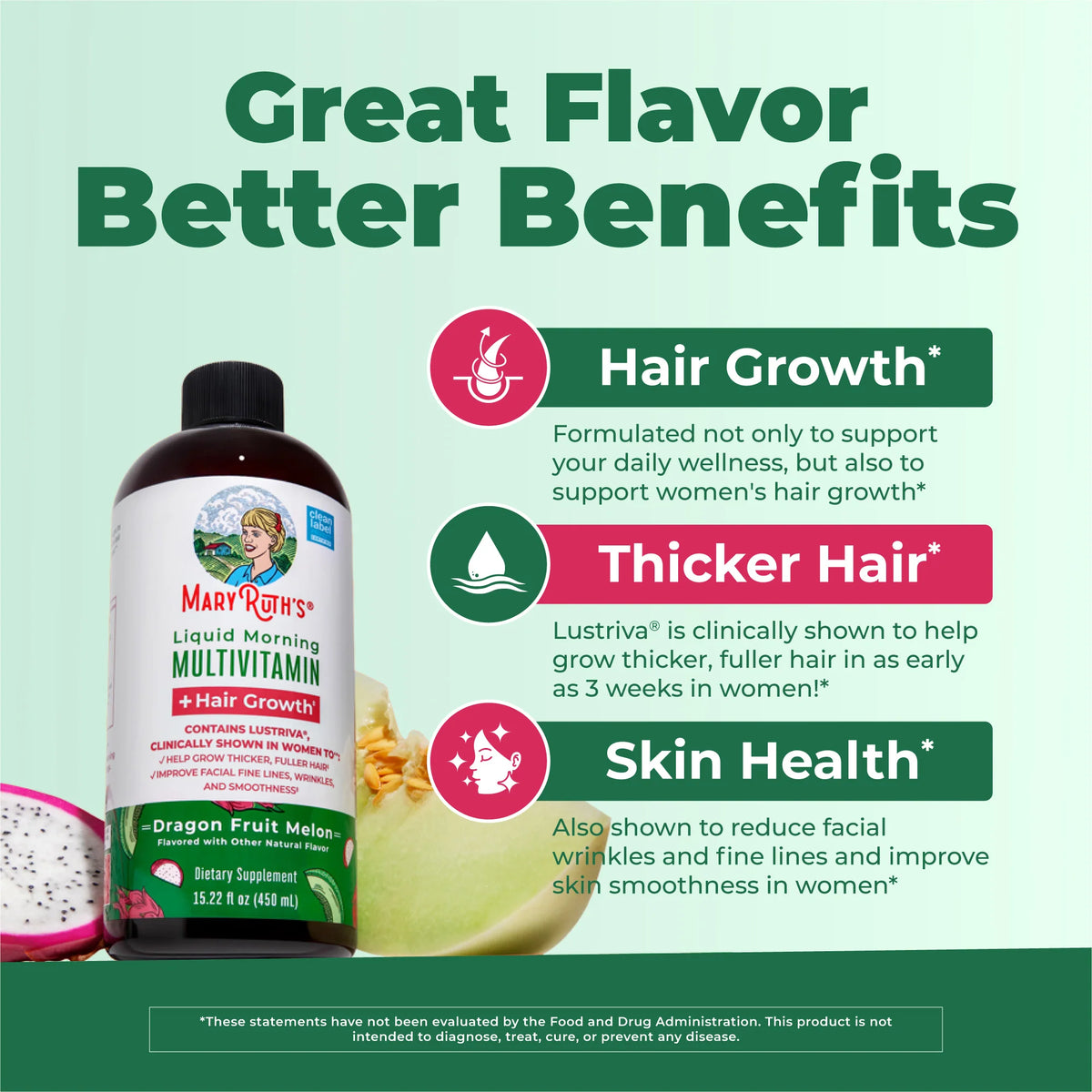 Liquid Morning Multivitamin + Hair Growth