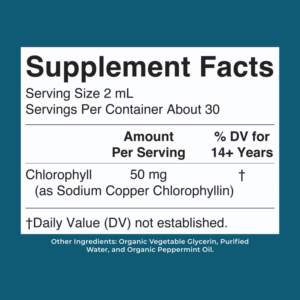 Vegan Liquid Chlorophyll Drops