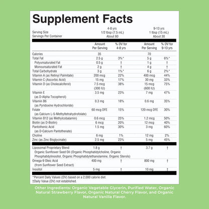 Organic Kids Multivitamin Liposomal
