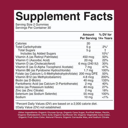 Organic Women's Multivitamin Gummies