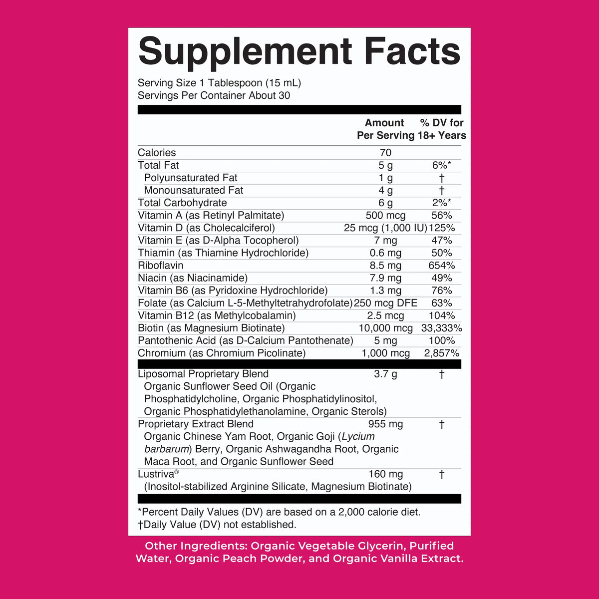 Women's Multivitamin + Hair Growth Liposomal