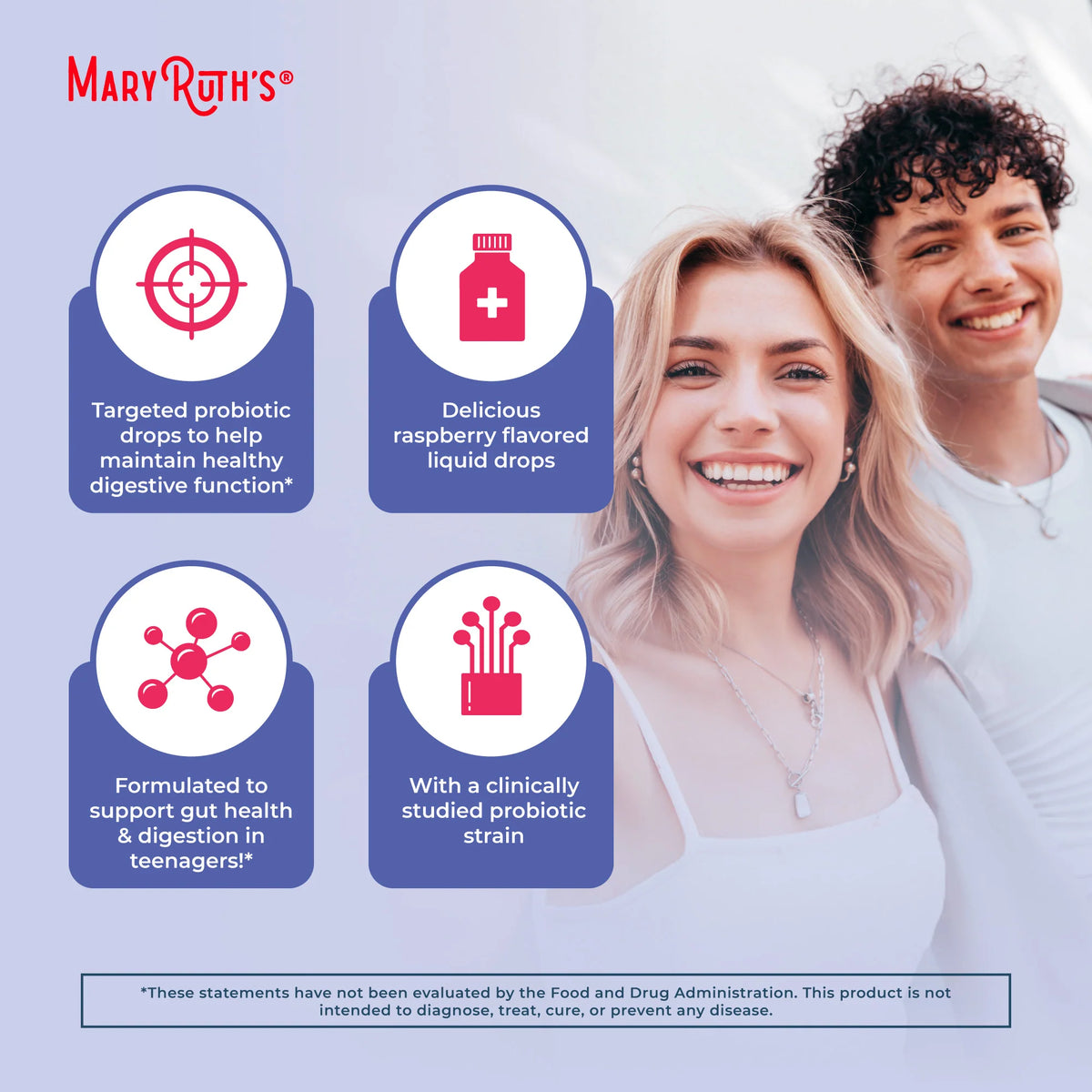 Organic Teen Precision Probiotic Digestive Liquid Drops