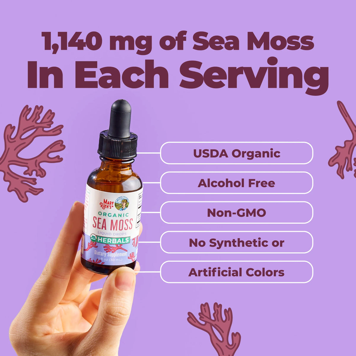 Organic Sea Moss Liquid Drops