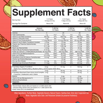 Liquid Morning Multivitamin Essentials+