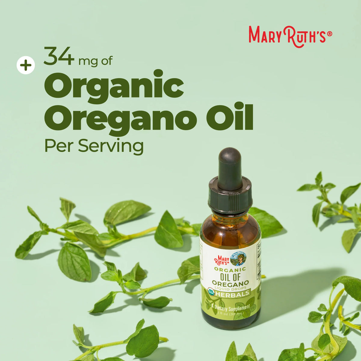 Organic Oil of Oregano Liquid Drops
