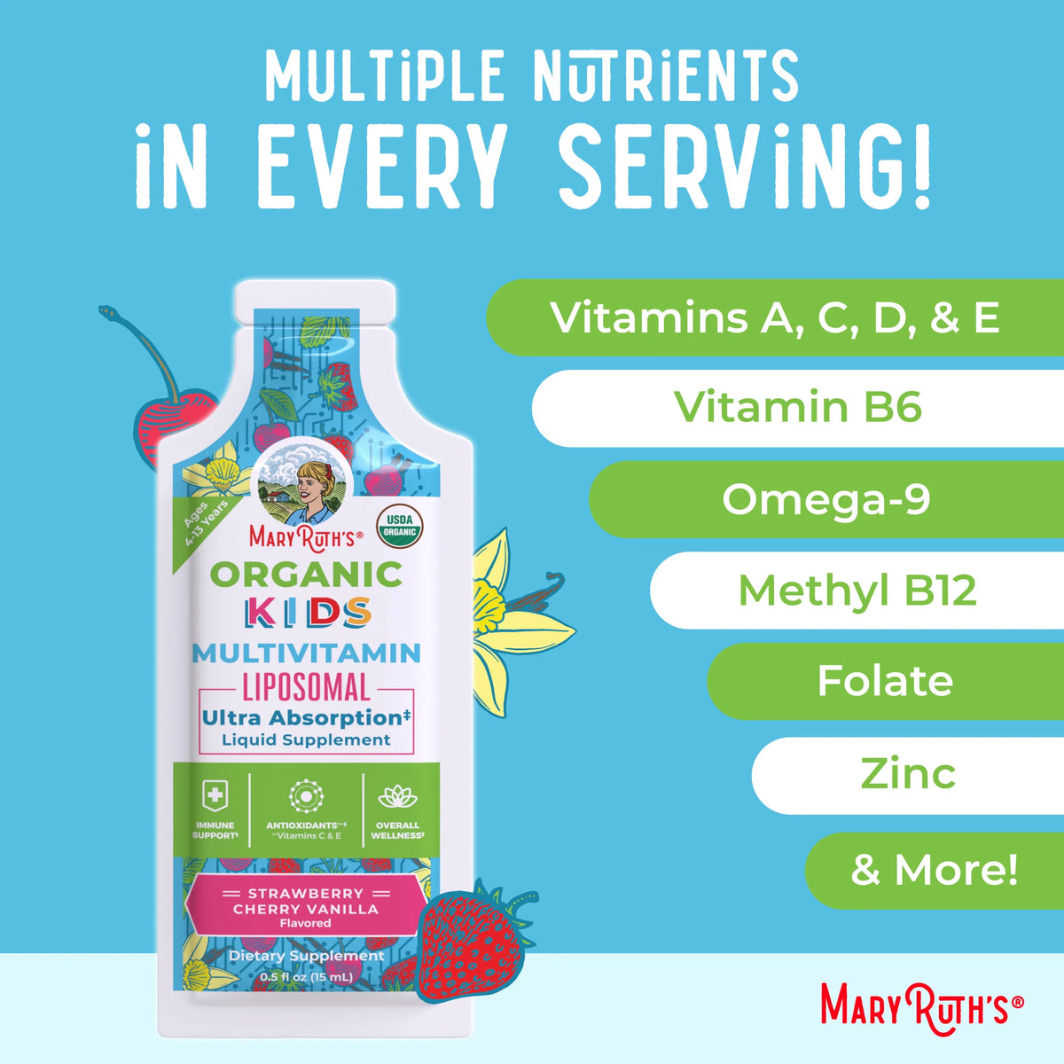 Kids Multivitamin Liposomal Pouches