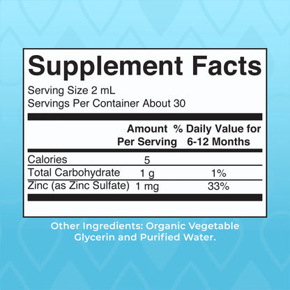 Organic Infant Liquid Zinc