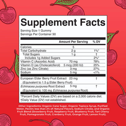 Sugar Free Immunity Gummies