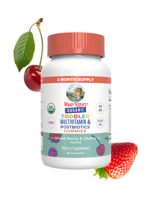 Organic Toddler Multivitamin + Postbiotics Gummies