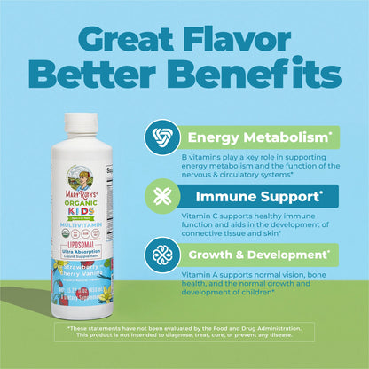 Organic Kids Multivitamin Liposomal