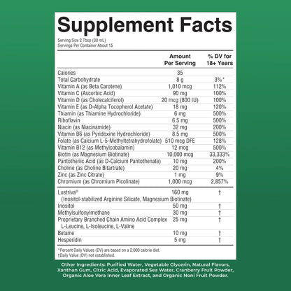 Liquid Morning Multivitamin + Hair Growth
