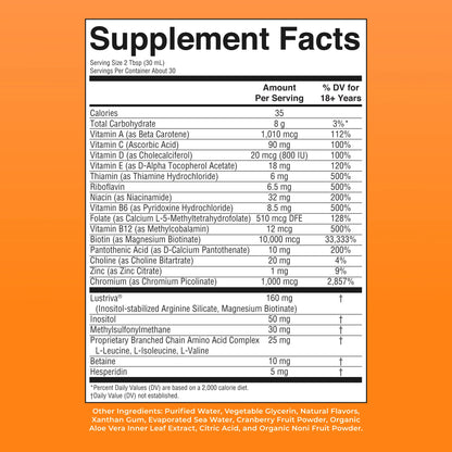 Liquid Morning Multivitamin + Hair Growth