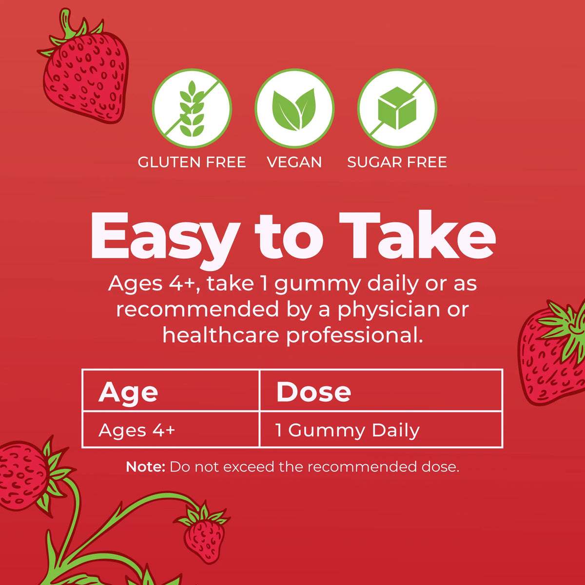 Organic D3+B12 Gummies