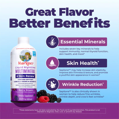 Liquid Nighttime Multimineral + Skin Renew