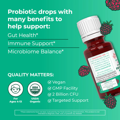 Organic Kids Precision Probiotic Digestive Liquid Drops