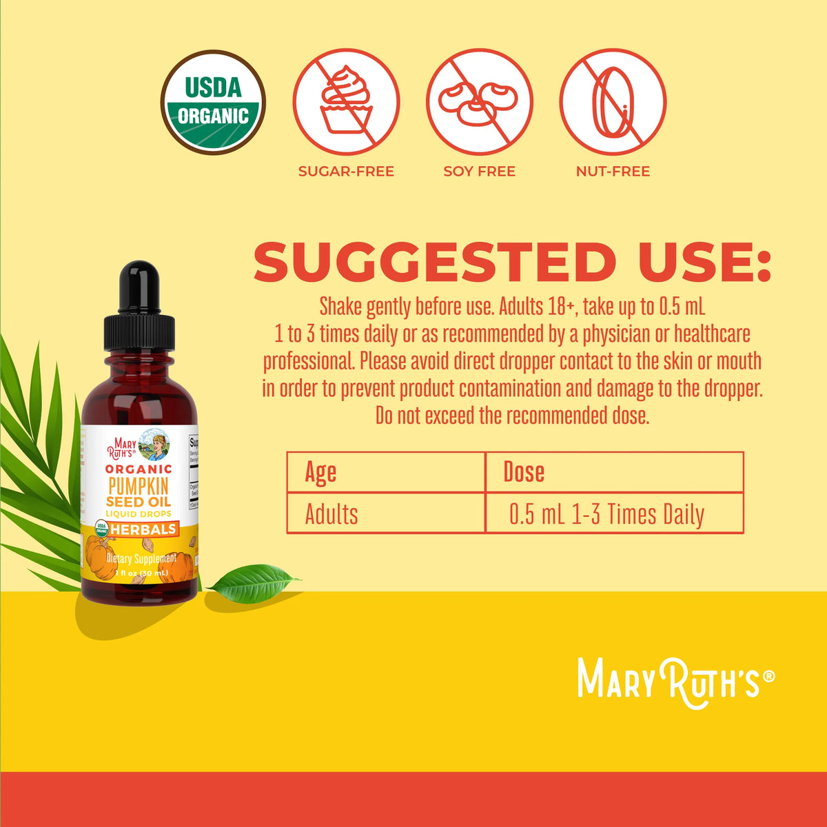 Organic Pumpkin Seed Oil Liquid Drops