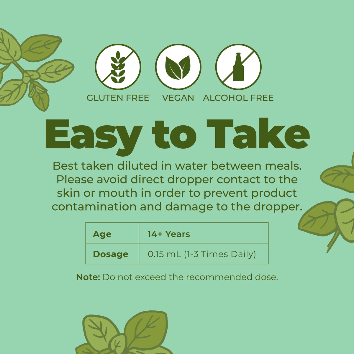Organic Oil of Oregano Liquid Drops