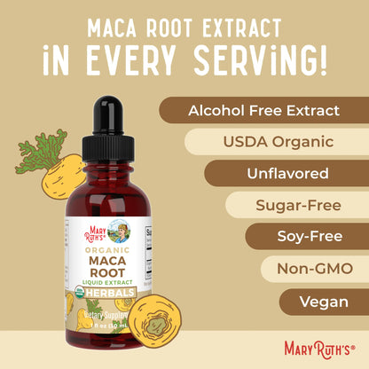 Organic Maca Root Liquid Drops