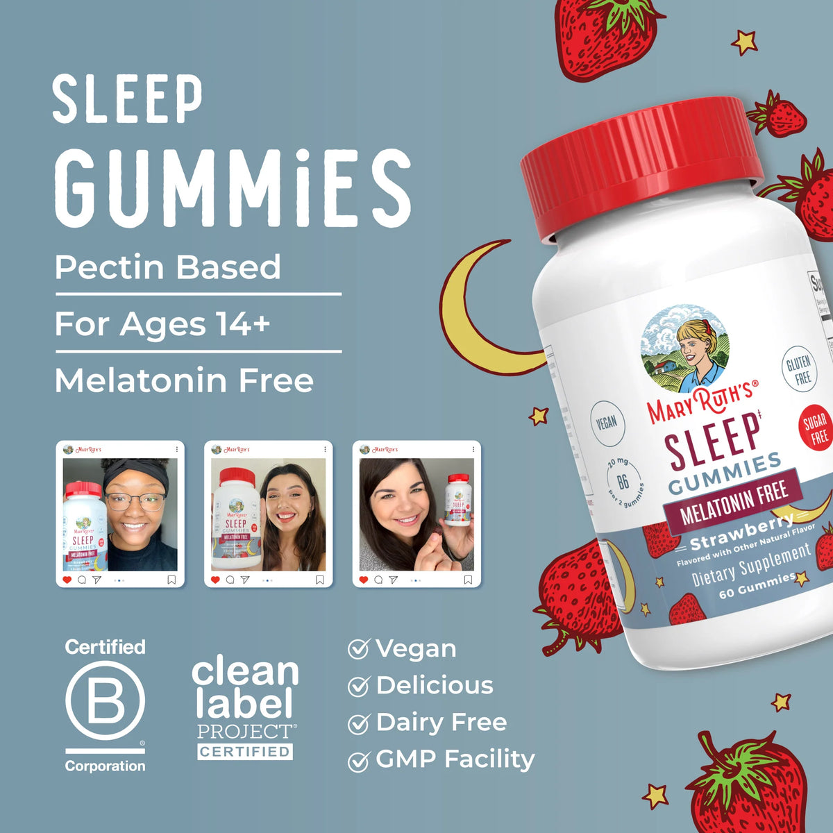 Melatonin Free Sleep Gummies