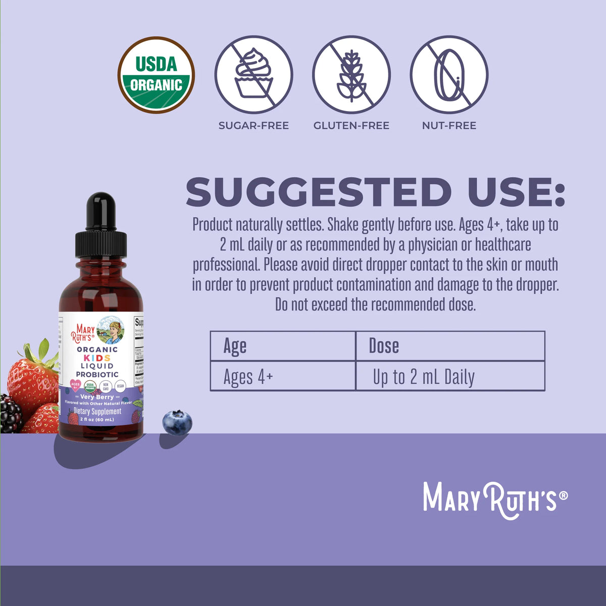 Organic Kids Liquid Probiotic