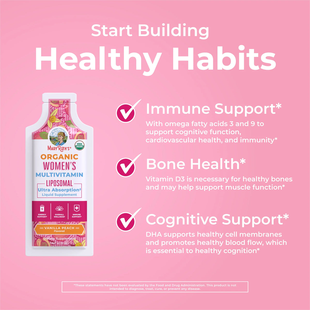 Women's Organic Multivitamin Liposomal Pouches
