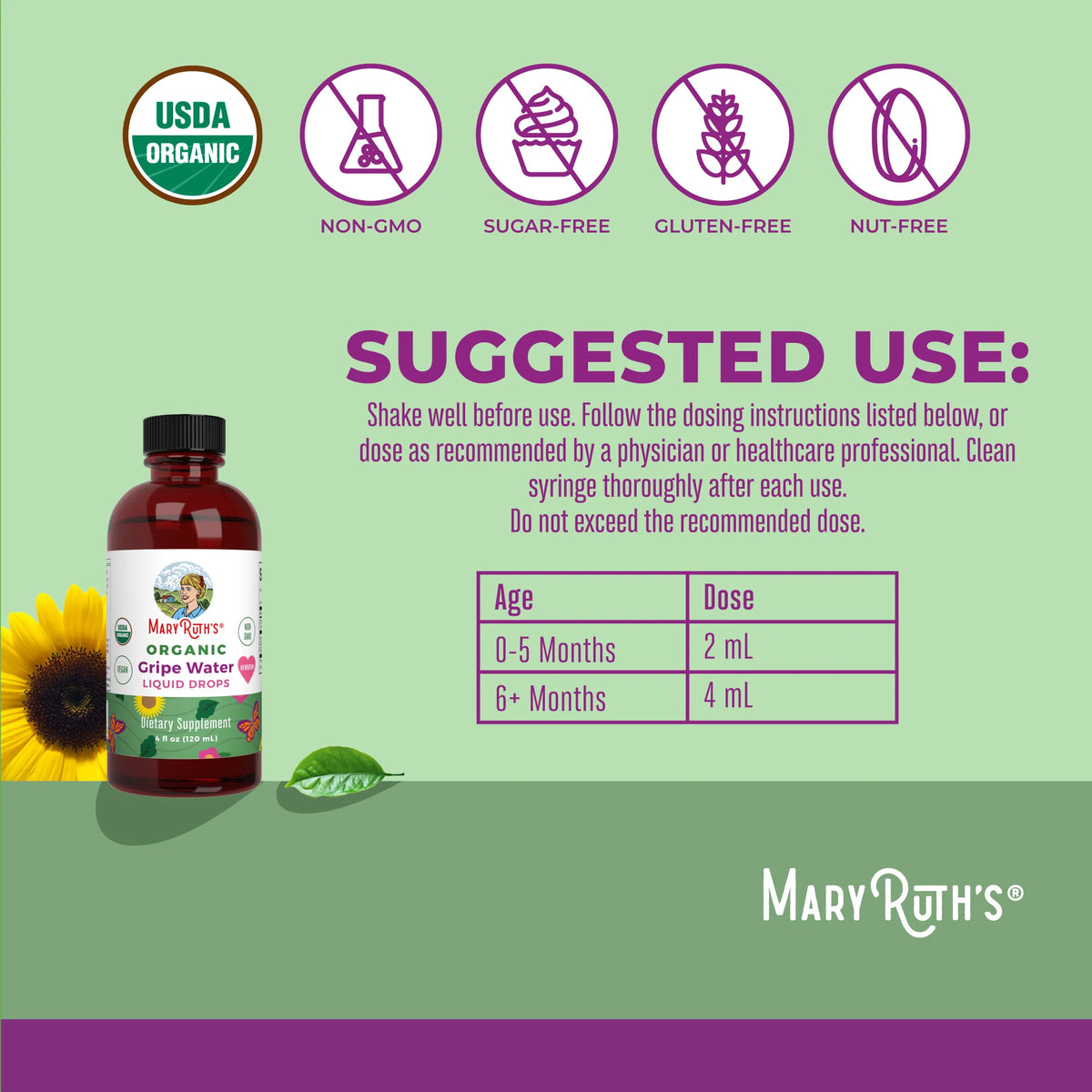 Organic Gripe Water Liquid Drops