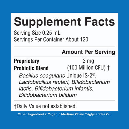 Organic Infant Liquid Probiotic