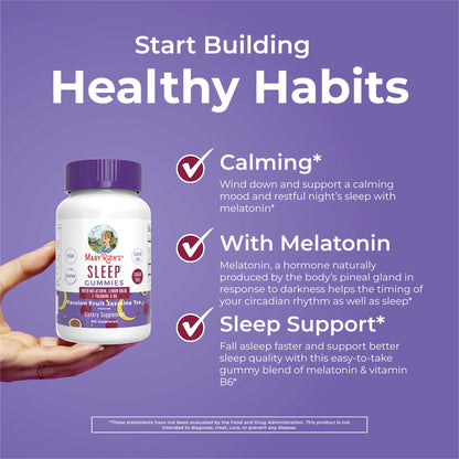Melatonin Sleep Gummies (Passion Fruit Jasmine Tea)