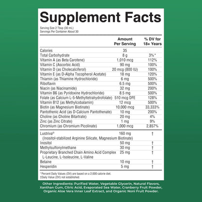 Liquid Morning Multivitamin + Hair Growth