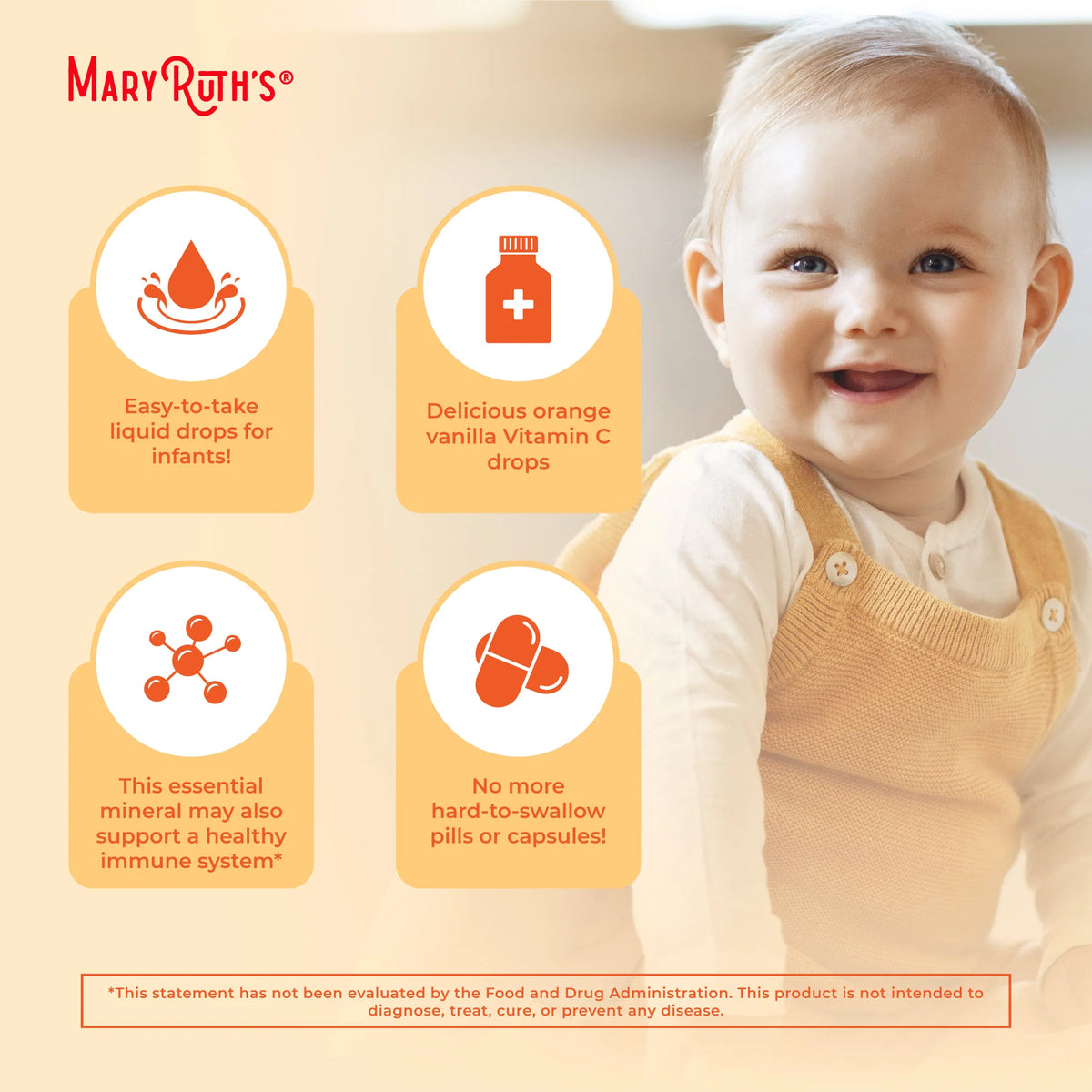 Organic Infants Vitamin C Liquid Drops