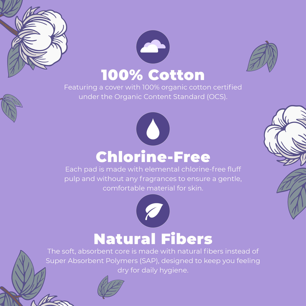 Organic Cotton Cover Liners