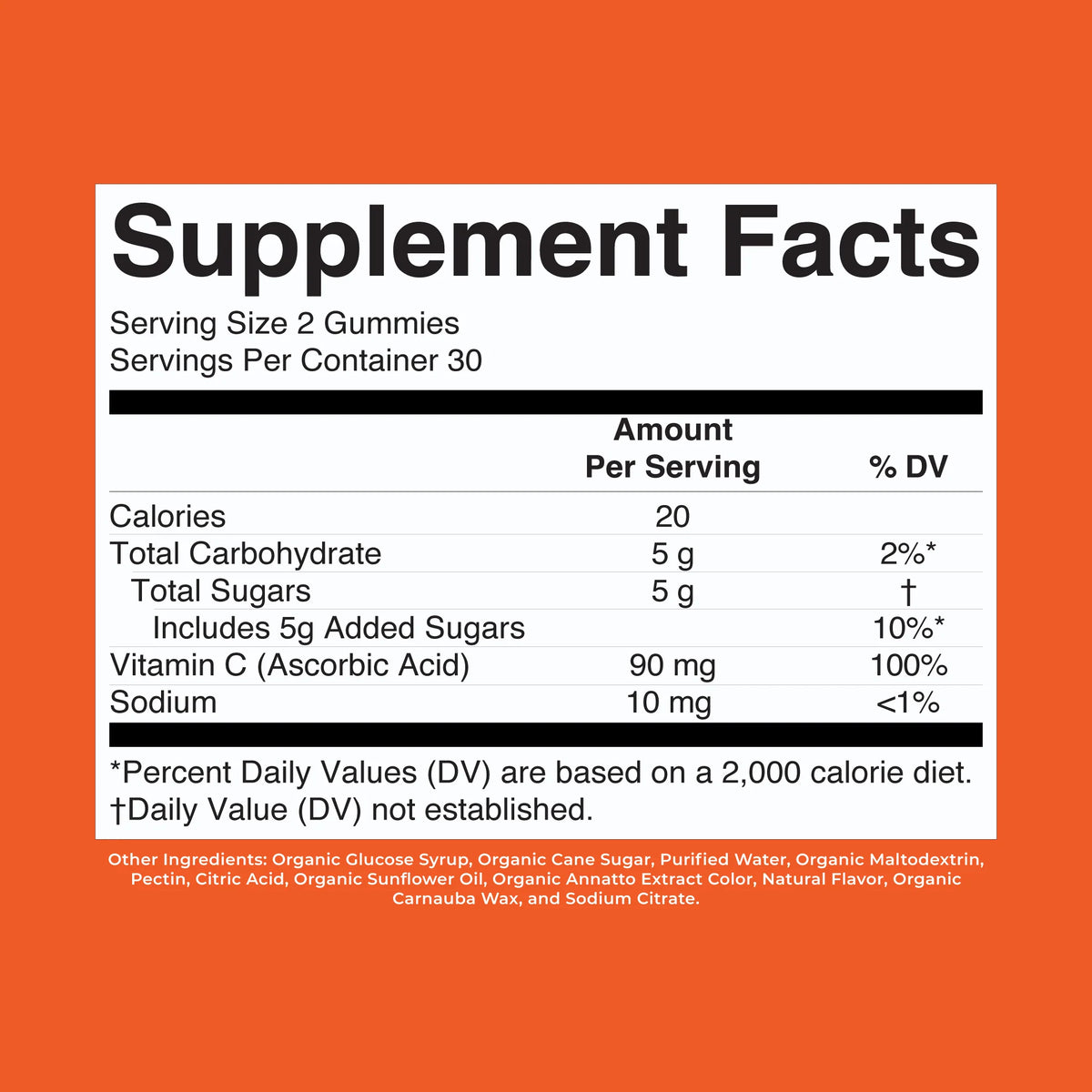 Organic Kids Vitamin C Gummies