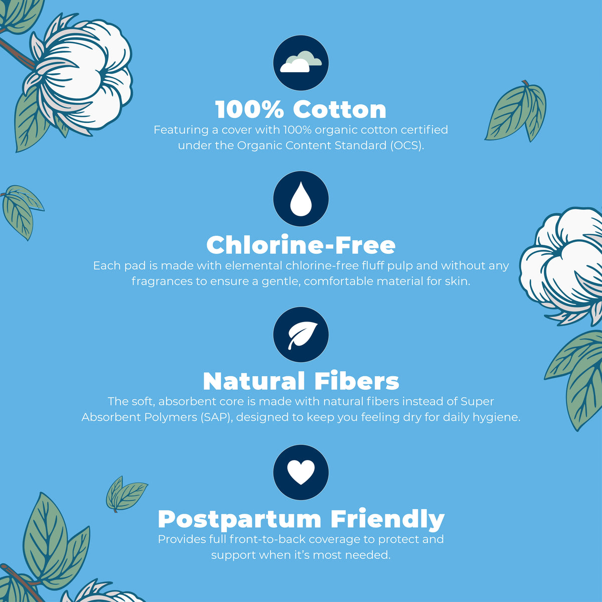 Organic Cotton Cover Liners