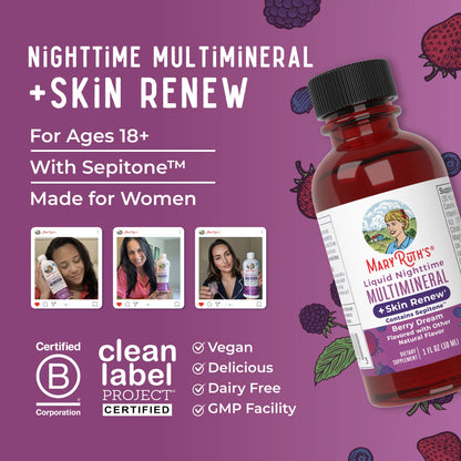 Liquid Nighttime Multimineral + Skin Renew