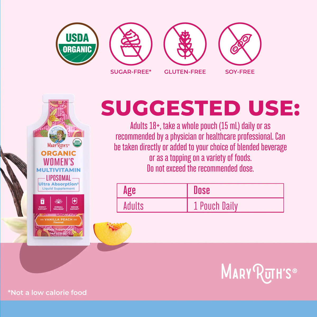Women's Organic Multivitamin Liposomal Pouches