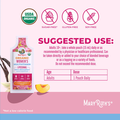 Women's Organic Multivitamin Liposomal Pouches