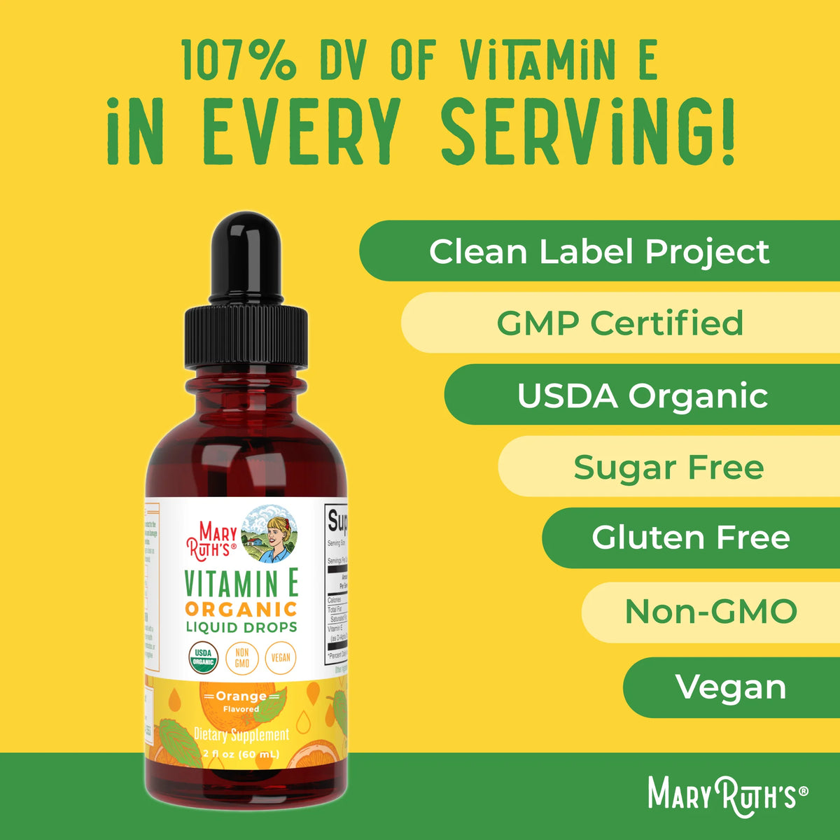 Vitamin E Organic Liquid Drops