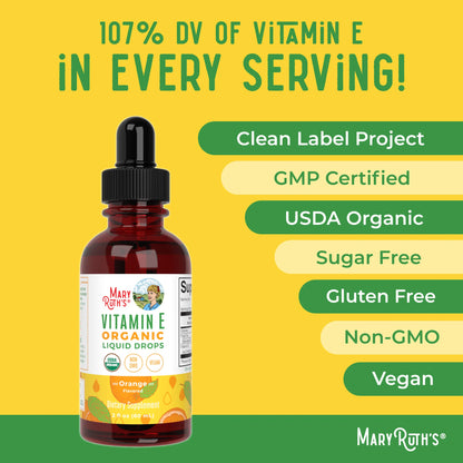 Vitamin E Organic Liquid Drops